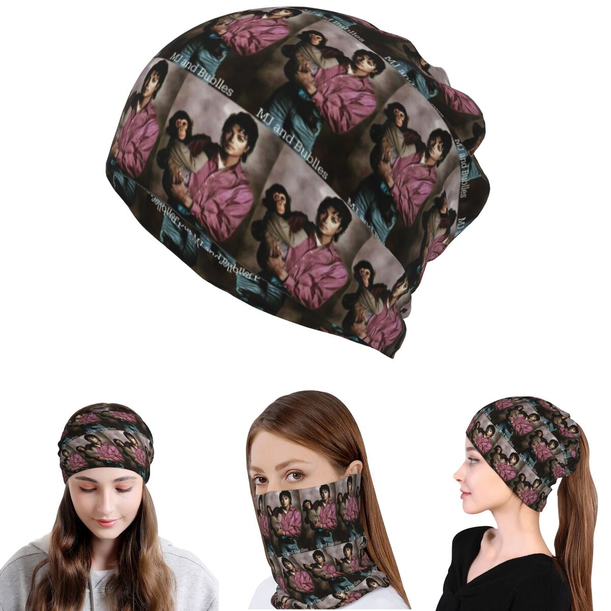 Michael Jackson Bandana Neck G - Beanie Winter Hat avis et prix