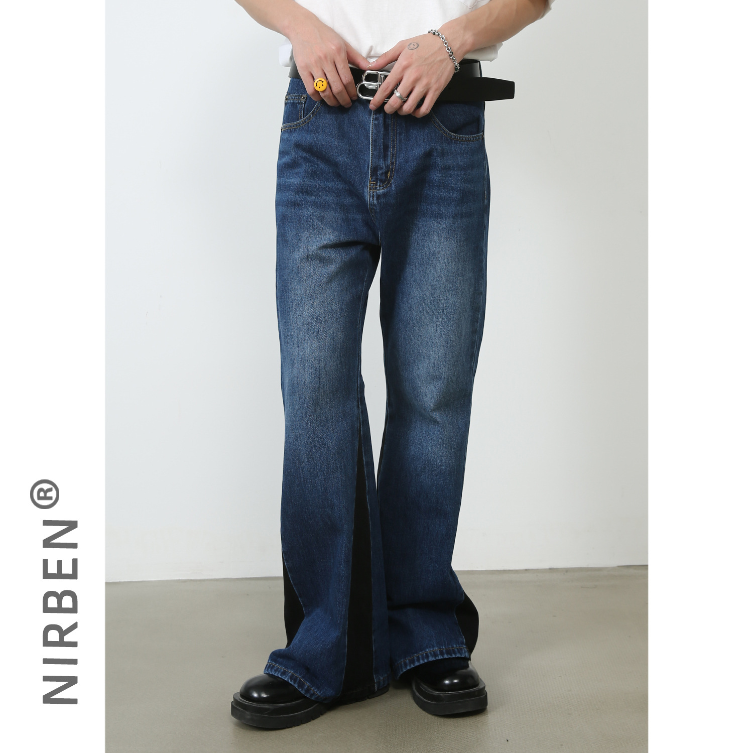 Nouvel ensemble de veste en je - Mens Fashion Denim Jacket avis et prix