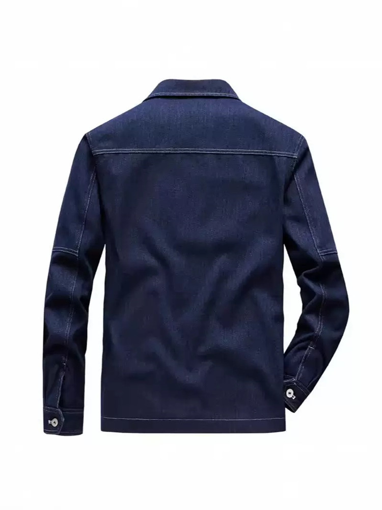 Veste en jean pour hommes, ten - Mens Fashion Denim Jacket avis et prix