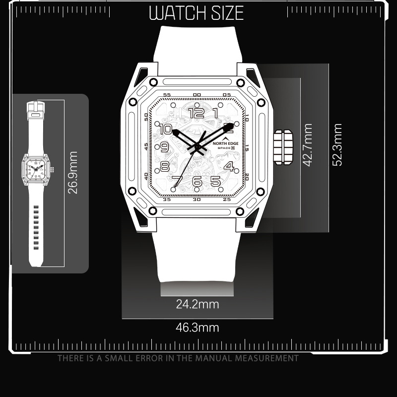 NORTH EDGE – montres mécanique - Men'S Fashion X avis et prix