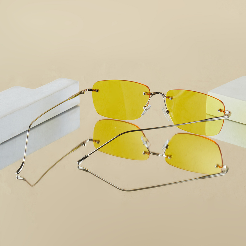 Lunettes rétro tendance en mét - Men'S Fashion Y2K avis et prix