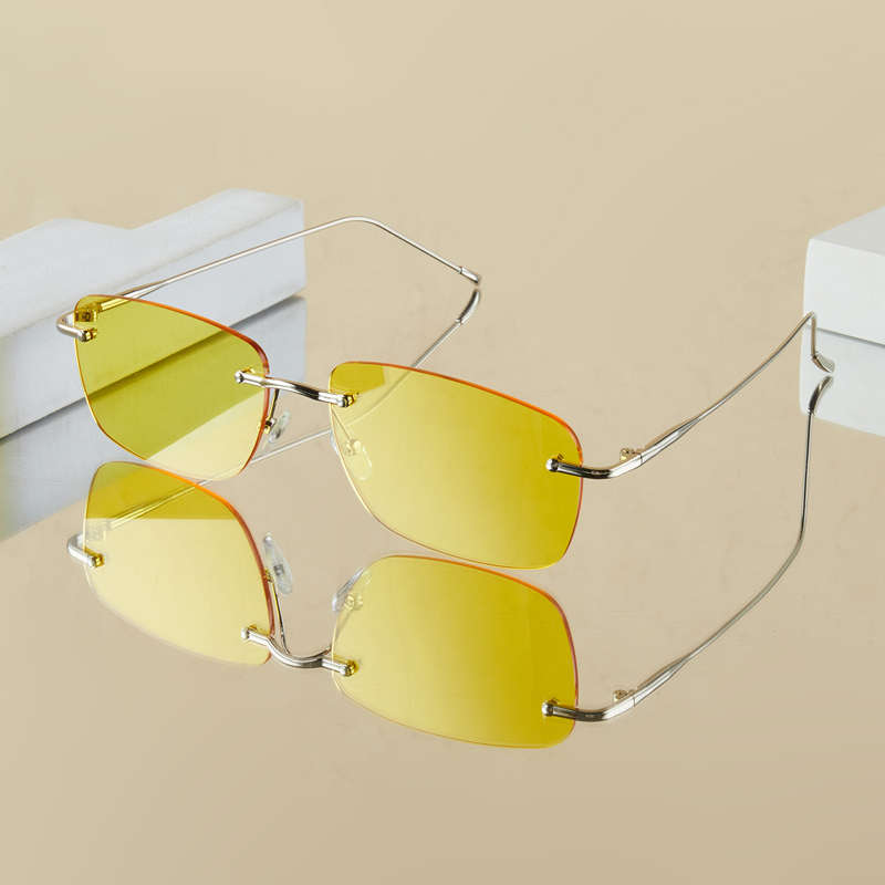 Lunettes rétro tendance en mét - Men'S Fashion Y2K avis et prix
