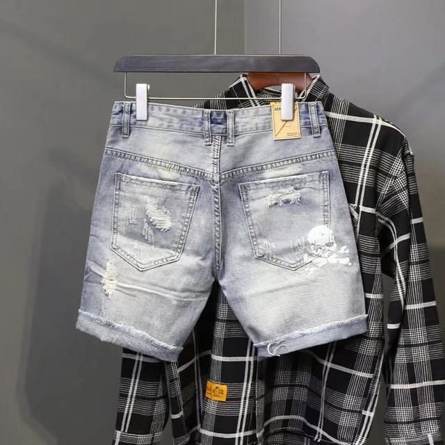 Été hommes usé perle trou mend - Men'S Fashion Overalls avis et prix
