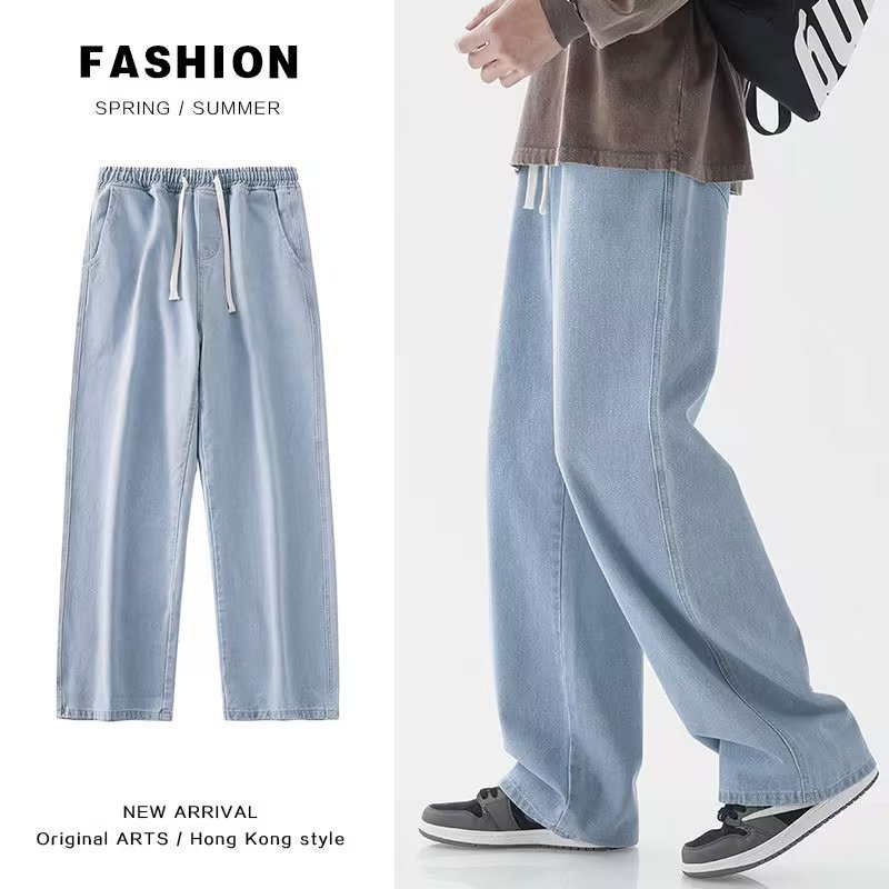 Jean Baggy pour hommes, mode c - Men'S Fashion Grey Jeans avis et prix